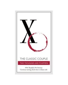 Classic Couple Rectangular Sticker