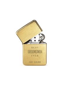 Custom Classic Metal Windproof Lighter - Best Groomsman Ever