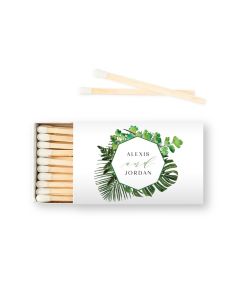 Custom Matchbox Wedding Favor - Greener 