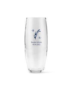 Personalized Stemless Toasting Champagne Flute Wedding Favor Gift