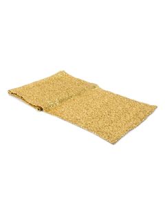 Modern Sparkle Sequin Table Runner - 90" Metallic Gold