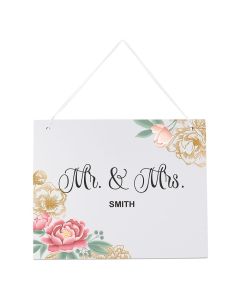 Medium Personalized Wooden Wedding Sign