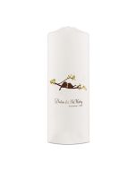 Love Bird Personalized Pillar Candles