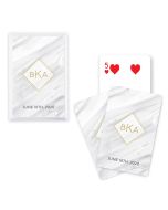 Unique Custom Playing Card Favors Geo Marble