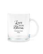 Clear Glass Coffee Mugs - Personalized