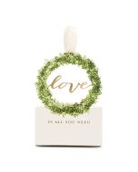 Love Wreath Favor Box With Ribbon