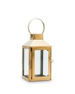 Small Decorative Candle Lantern - Gold
