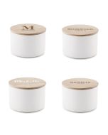 Large Personalized Round Wooden Jewelry Box