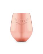 Copper Stemless Wine Glass