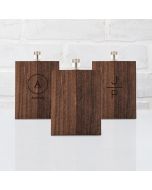 Personalized Rustic Wood Wrapped Stainless Steel Hip Flask