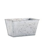 Galvanized Tin Rectangular Planter