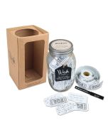 Wedding Wishes Mason Jar Guest Book
